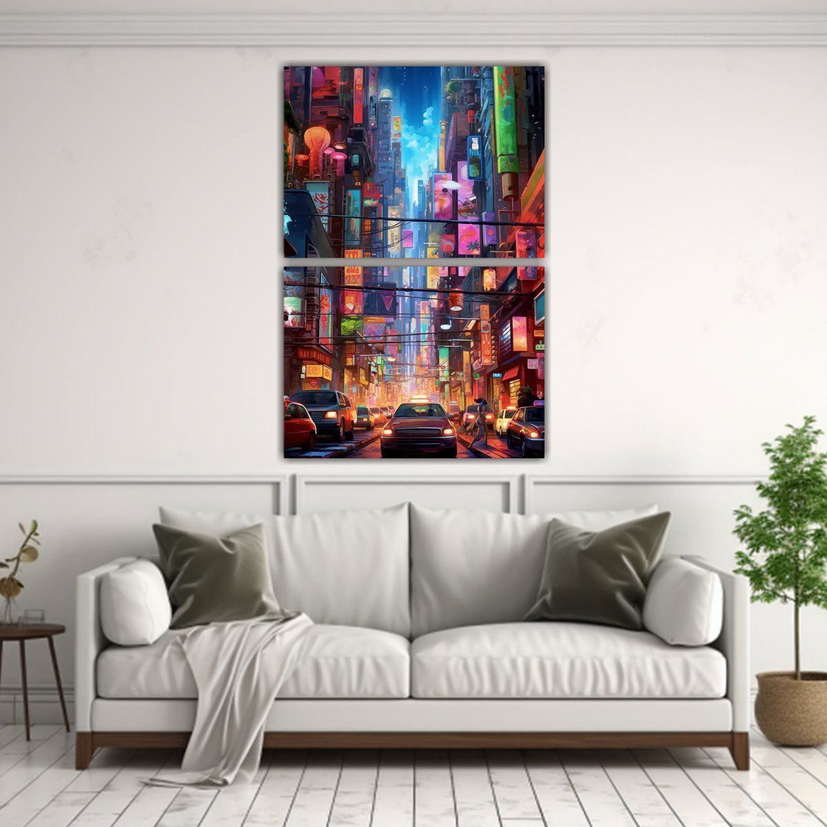 GENERICO - Pinturas Decorativas Con Vibrantes Colores Que 80x120 Cm