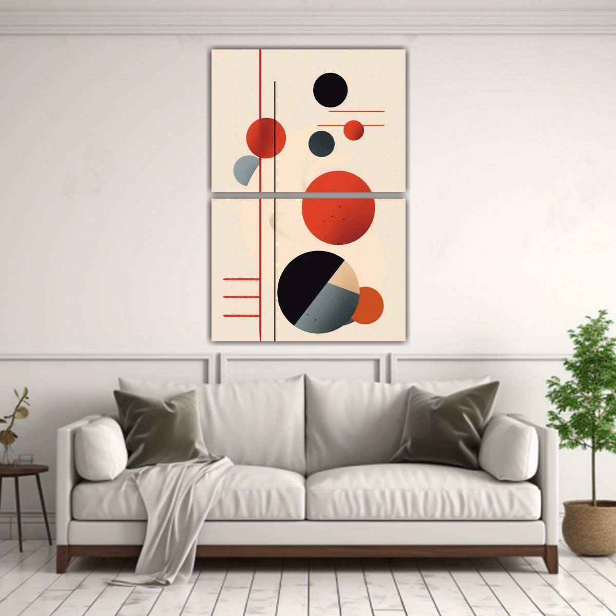 GENERICO - Cuadros Decorativos Abstractos Minimalistas Para 80x120 Cm