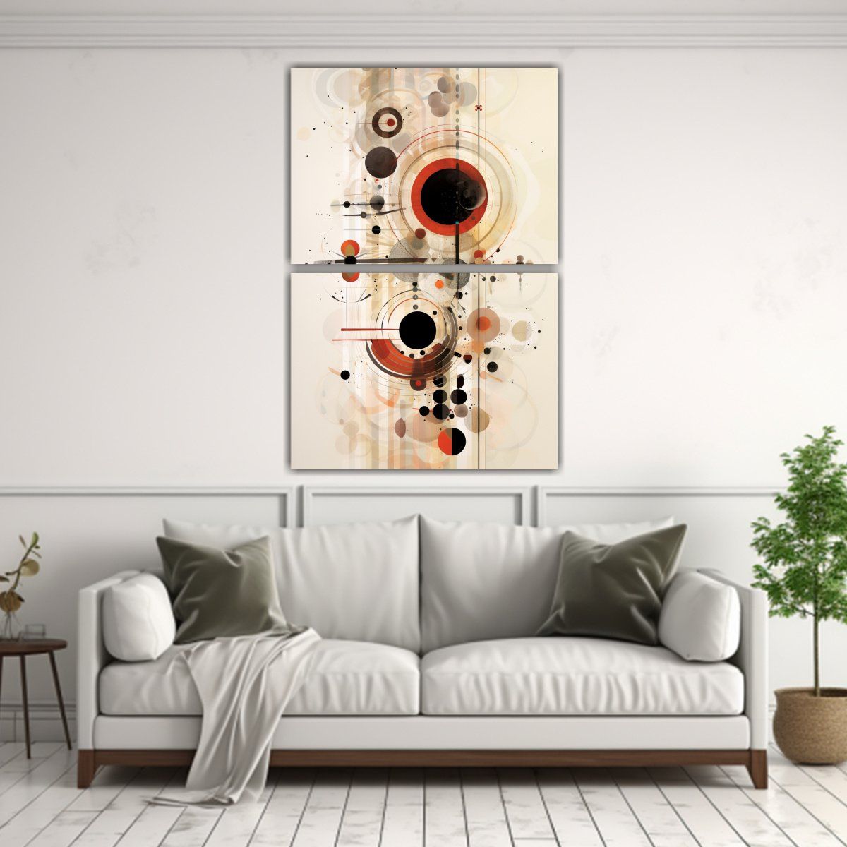 GENERICO - Pinturas Decorativas Contemporáneas De Líneas 80x120 Cm