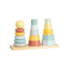 TOOKY TOY - Apilador de Madera en Forma de Torre