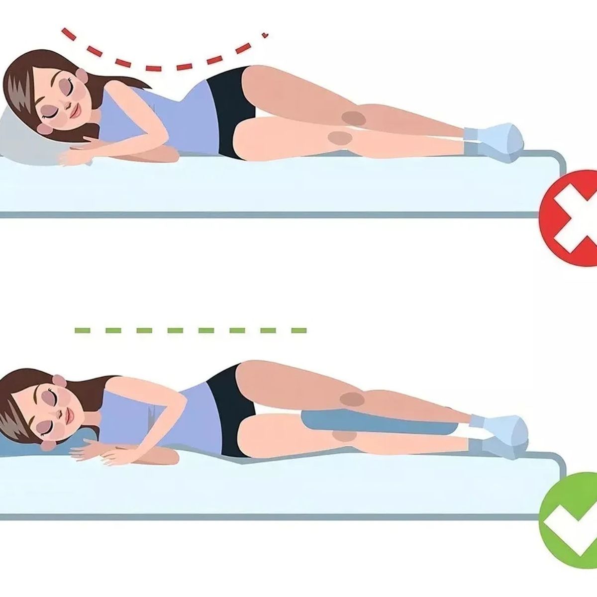 GENERICO - Almohada Para Piernas Apoyo Piernas Rodillas Ortopédico