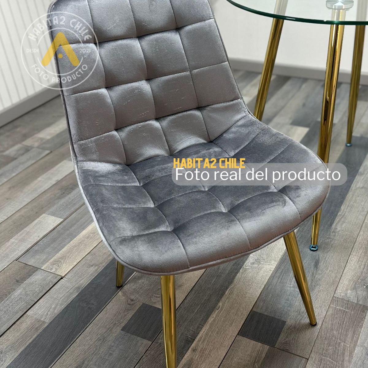 HABITA2 CHILE - Comedor Dubai Roma 100 cm - 4 Puesto…