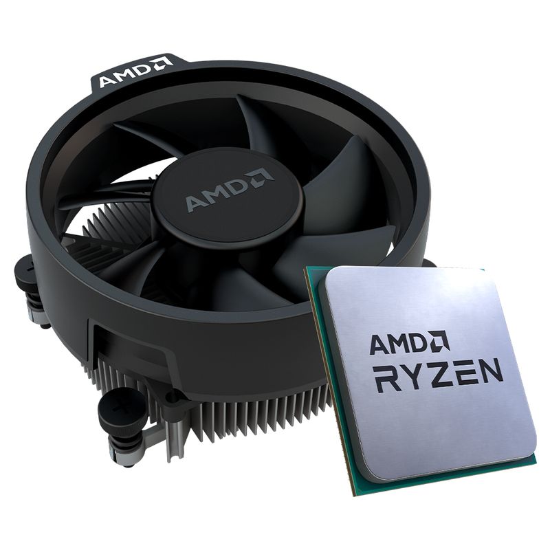 AMD CORP - Procesador Amd Ryzen 5 5600 6 Núcleos Con Disipador De Calor
