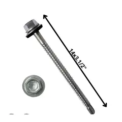 GENERICO - Tornillo Hexagonal Punta Broca 14x3 1/2 100 Und