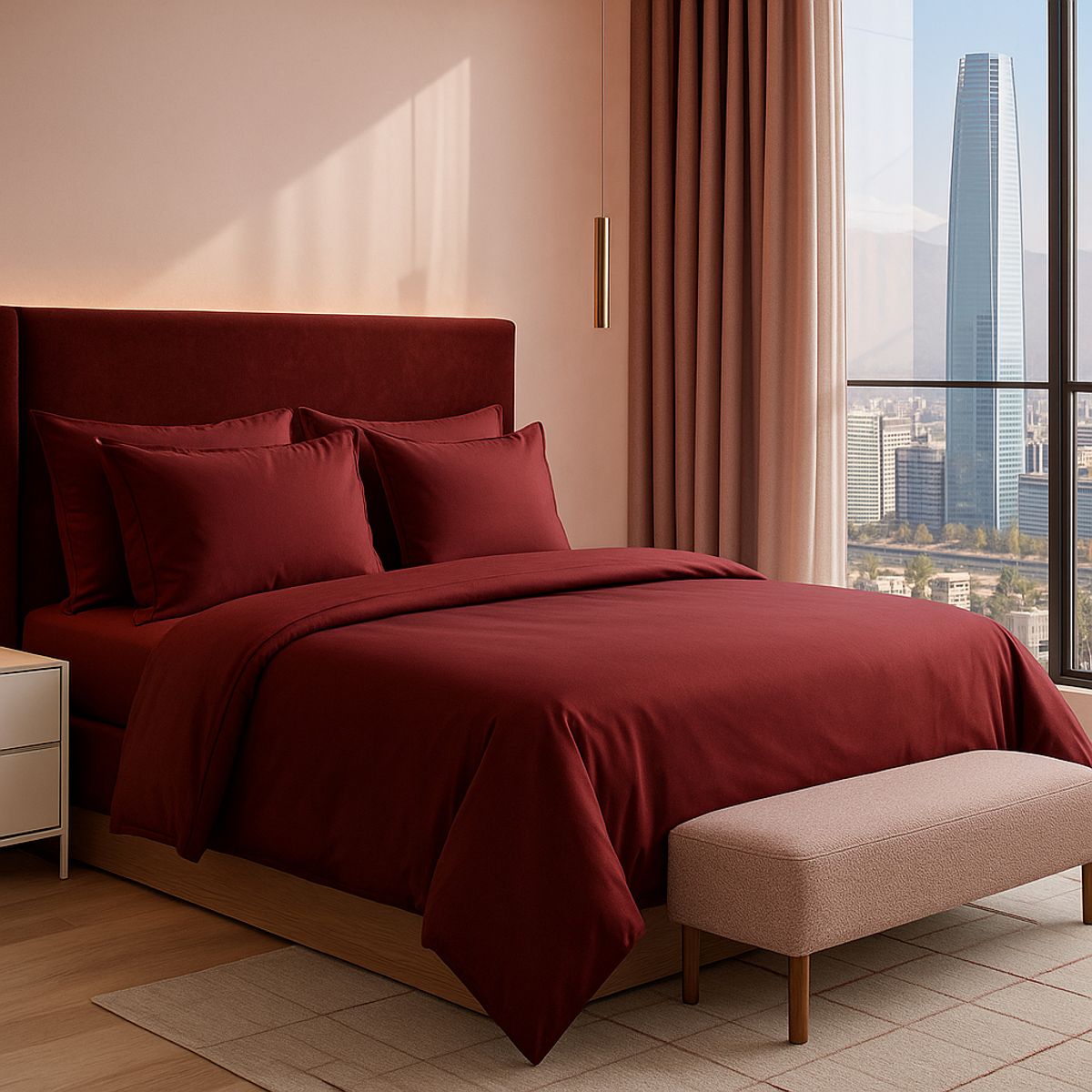 ARMONIA - Set de sábanas 2 plazas Signature 800 hilos clásico