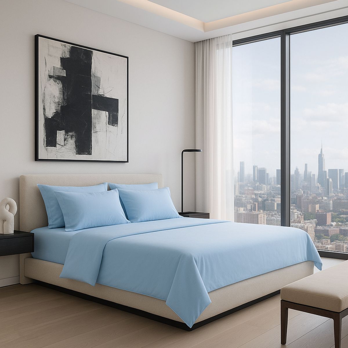 ARMONIA - Set de cama 2 plazas Signature 800 hilos premium