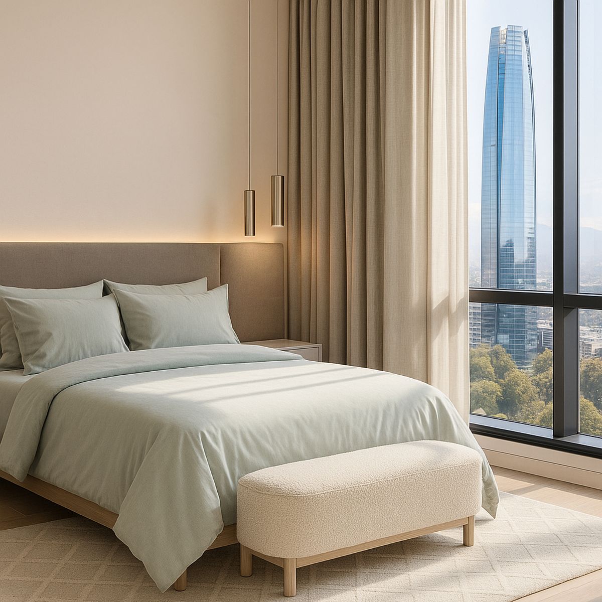 ARMONIA - Juego de cama 2 plazas Signature 800 hilos premium