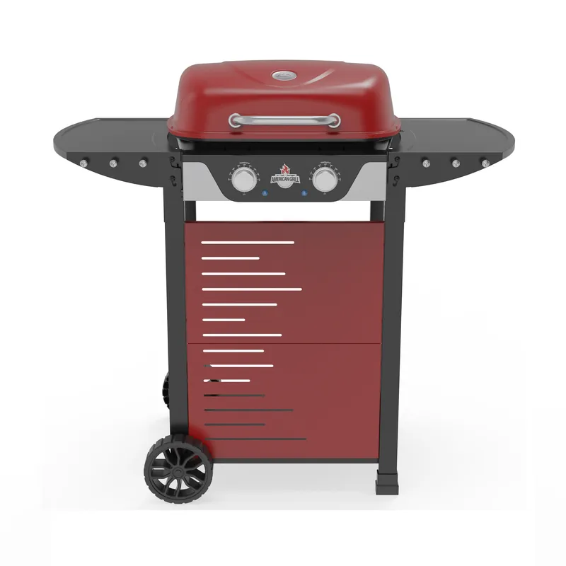 AMERICAN GRILL - Parrilla Exterior Electrica Manhattan E2B Red
