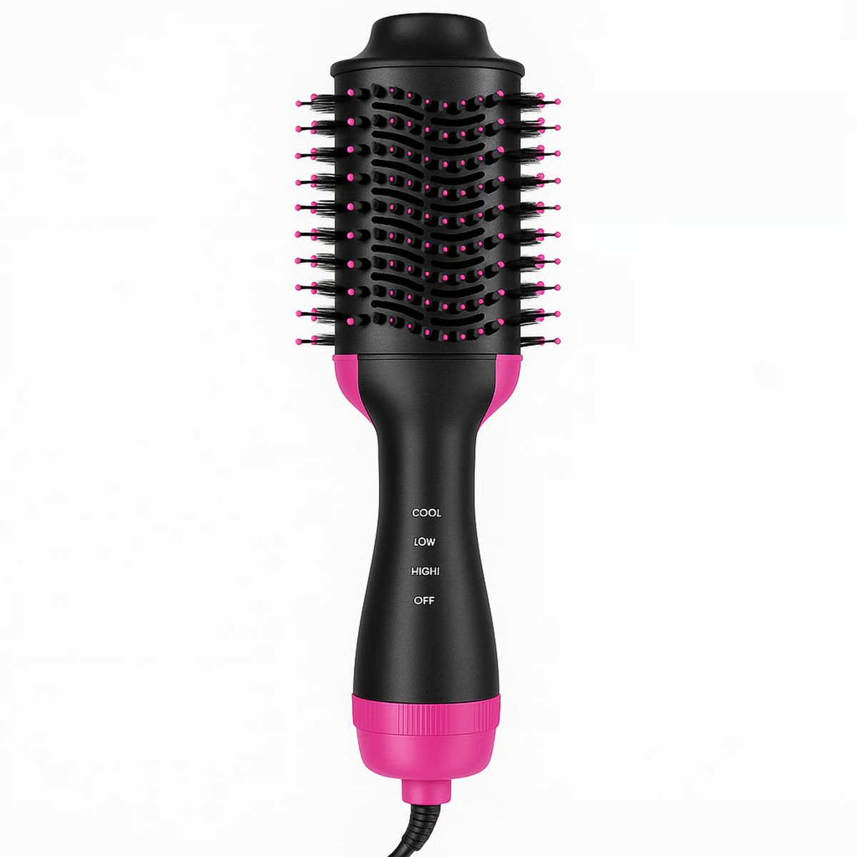 MOVI - CEPILLO ALISADOR ELÉCTRICO SECADOR ANTI FRIZZ 3 EN 1