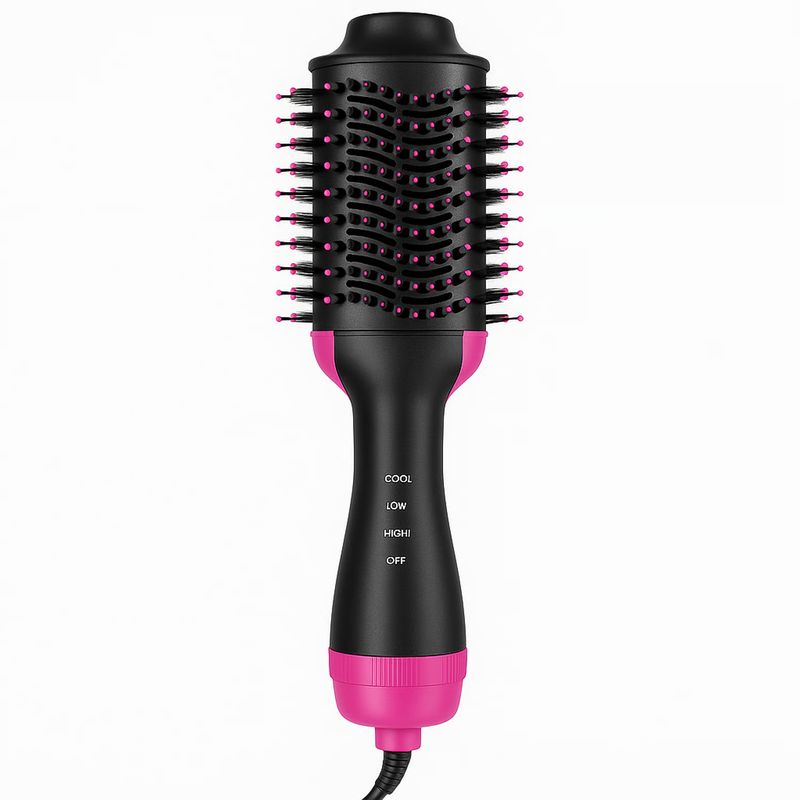 MOVI - CEPILLO ALISADOR ELÉCTRICO SECADOR ANTI FRIZZ 3 EN 1