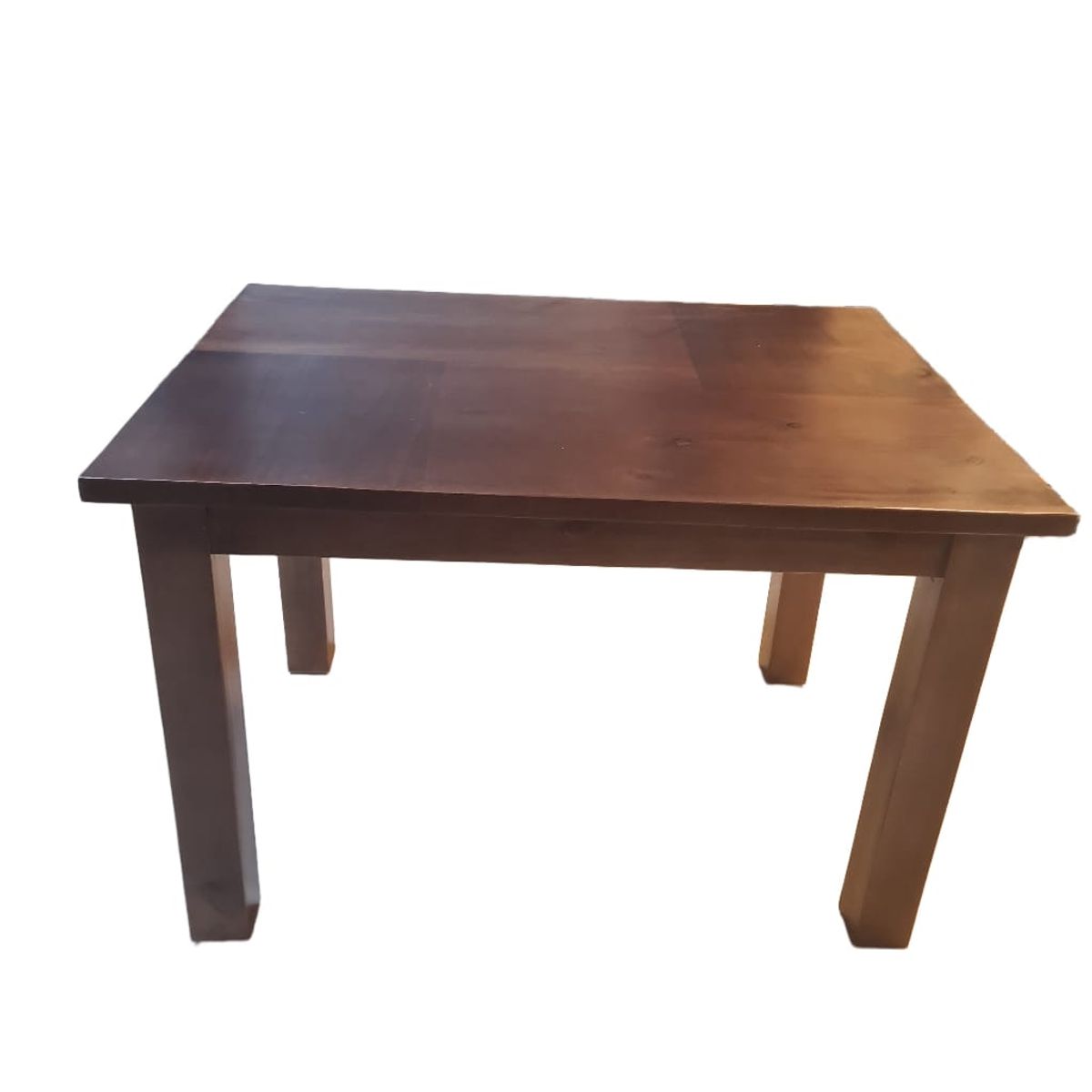 GENERICO - Comedor Volos Nogal  4 Sillas tapiz beige