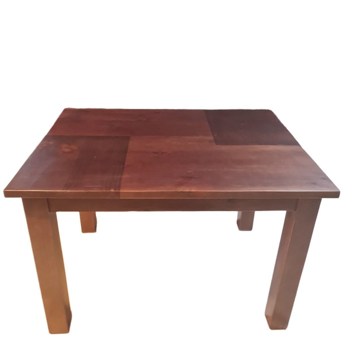 GENERICO - Comedor Volos Nogal  6 Sillas tapiz beige