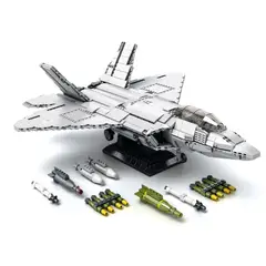 SLUBAN - Avión 5ta Generación F-22A Raptor USAF compatible Lego