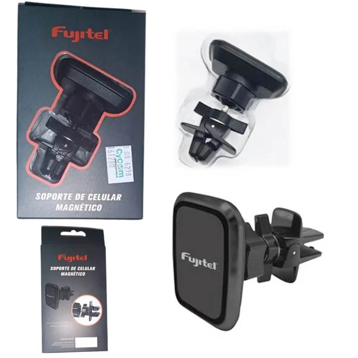 FUJITEL - Soporte Celular Rejilla Ventilación Magnético Iman Fujitel