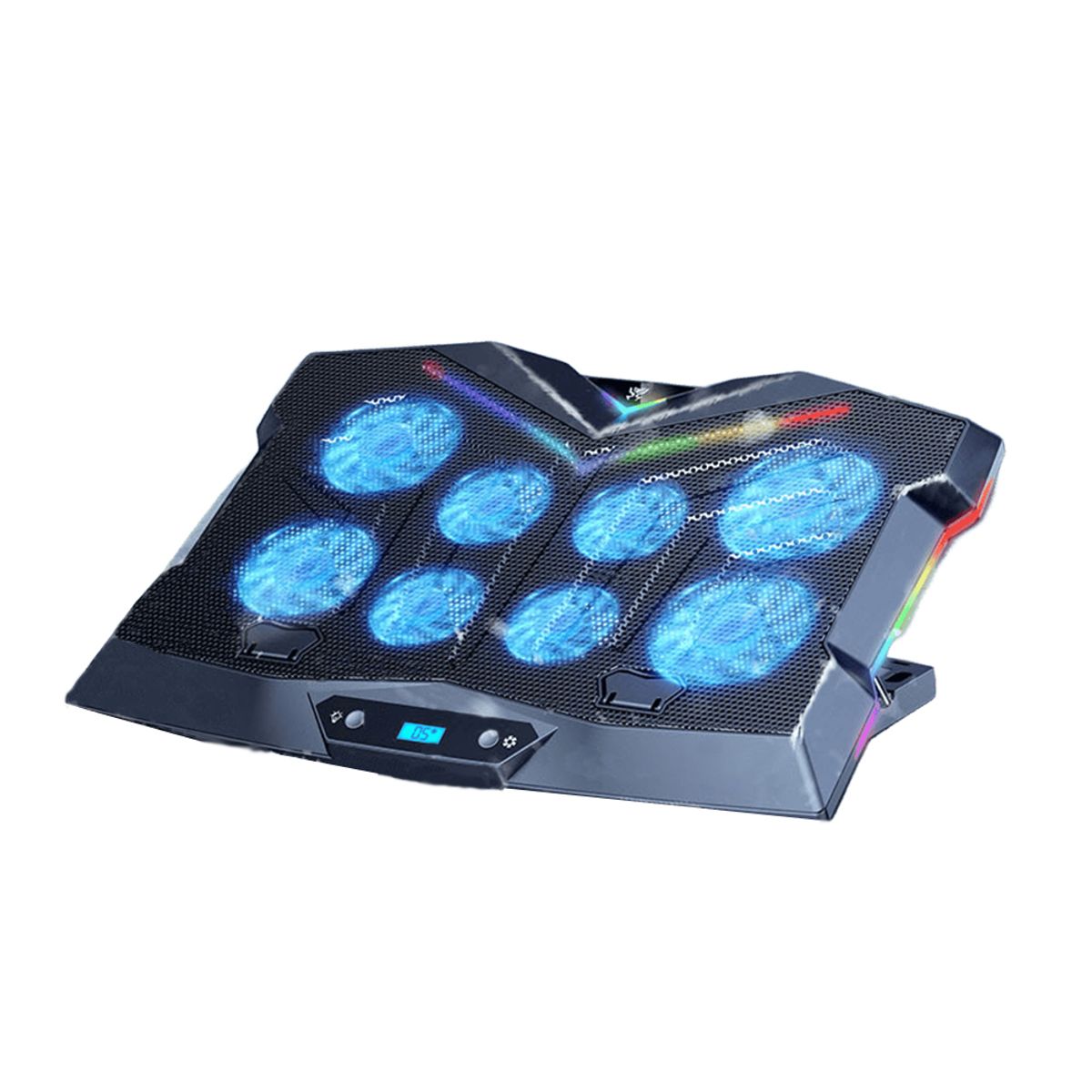 ATURE - Base Ventilador Enfriador Notebook 8 Fans Lcd  SUB Ultrasilencioso