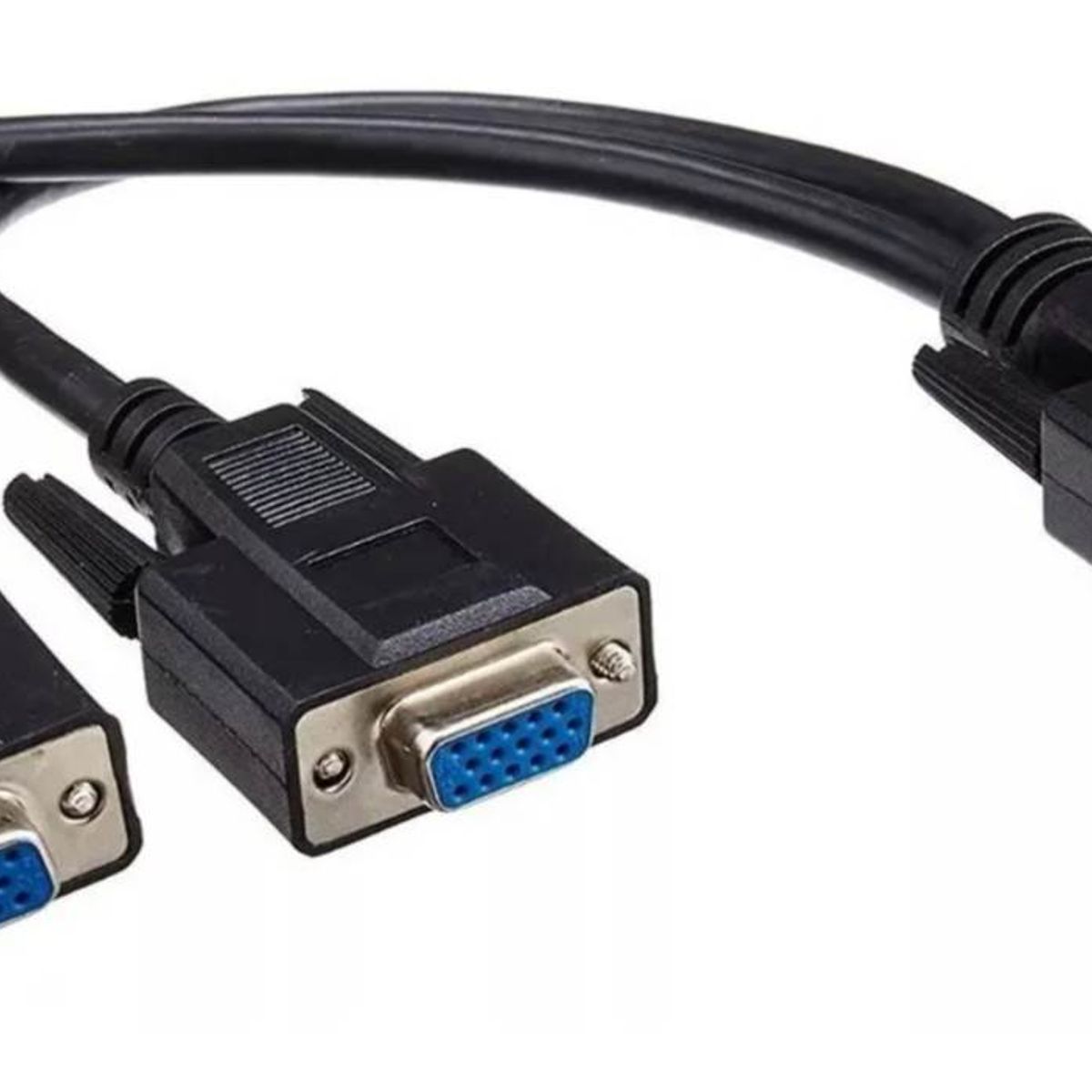 GENERICO - Cable Vga Y Splitter Adaptador 2 Salidas 1 Entrada Duplica