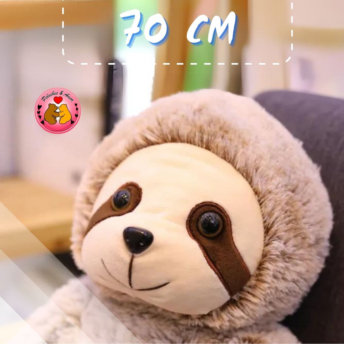 GENERICO - Peluche de Oso Perezoso 70 cm