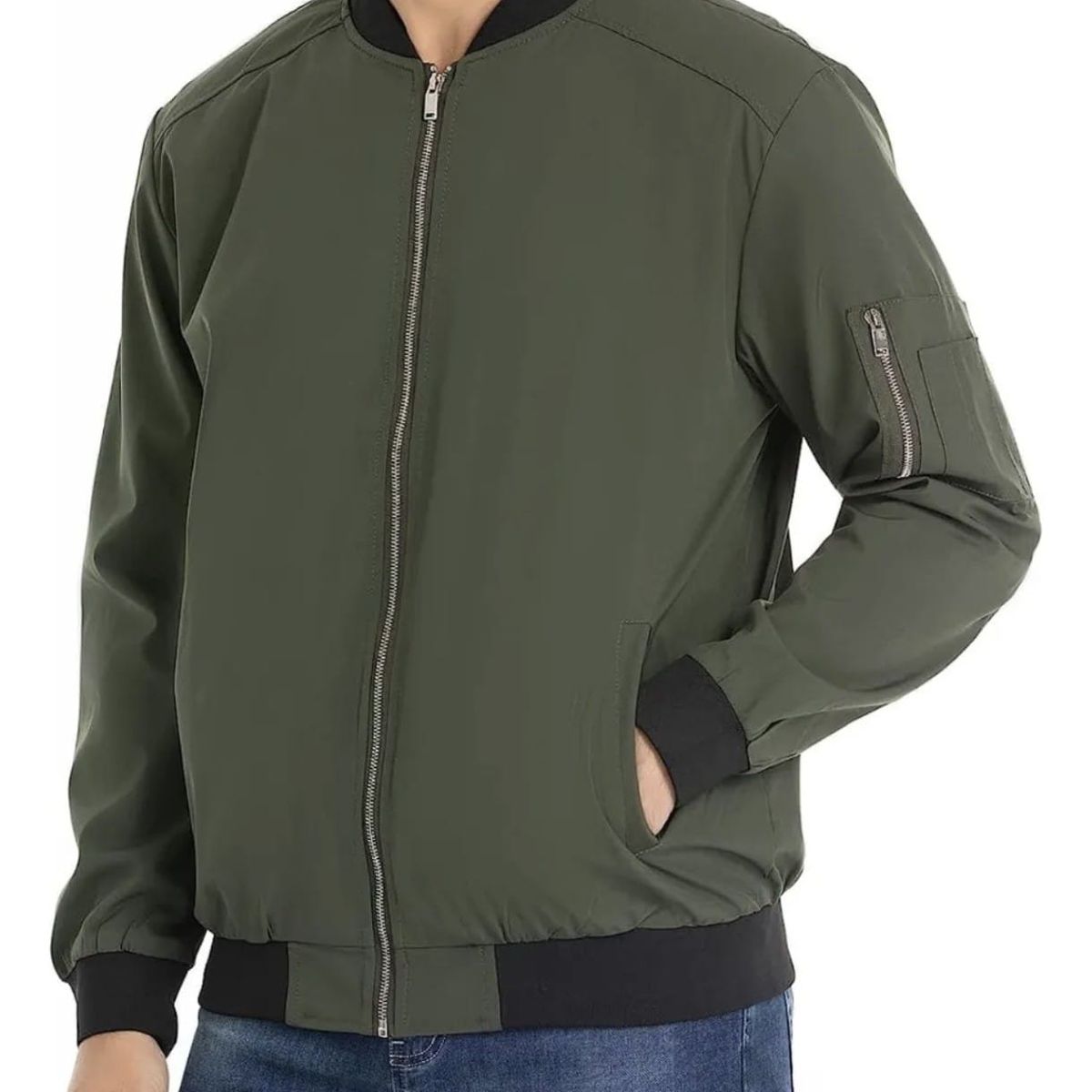 BLUE MOUNTAIN - Chaqueta Bomber Hombre Casual