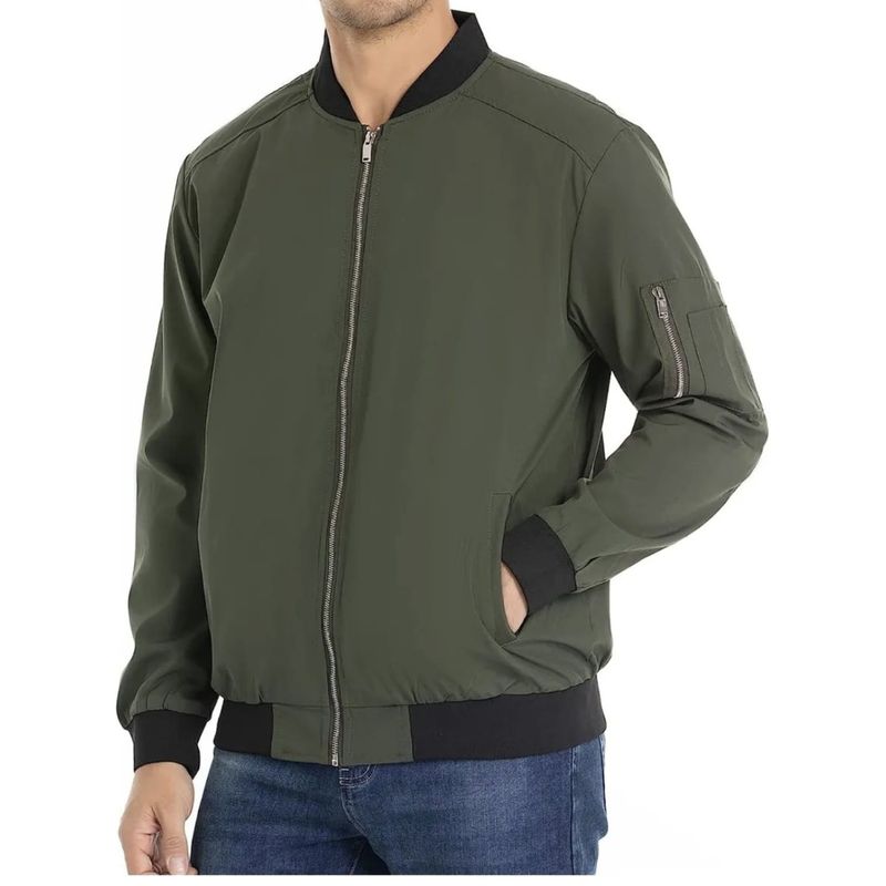 BLUE MOUNTAIN - Chaqueta Bomber Hombre Casual