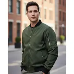 BLUE MOUNTAIN - Chaqueta Bomber Hombre Casual