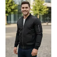 BLUE MOUNTAIN - Chaqueta Bomber Hombre Casual