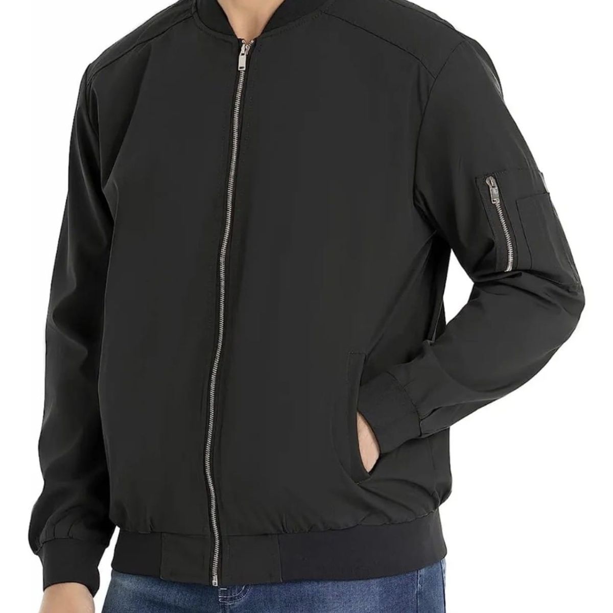 BLUE MOUNTAIN - Chaqueta Bomber Hombre Casual