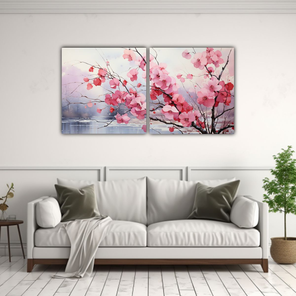 GENERICO - Conjunto De Cuadros Modernos Para Salón Con 120x60 Cm