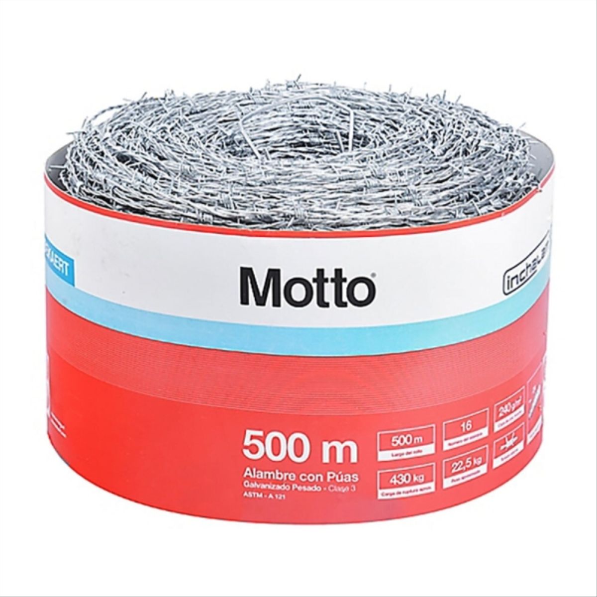 INCHALAM - Alambre pua Motto ZN3 n°16 rollo 500mt