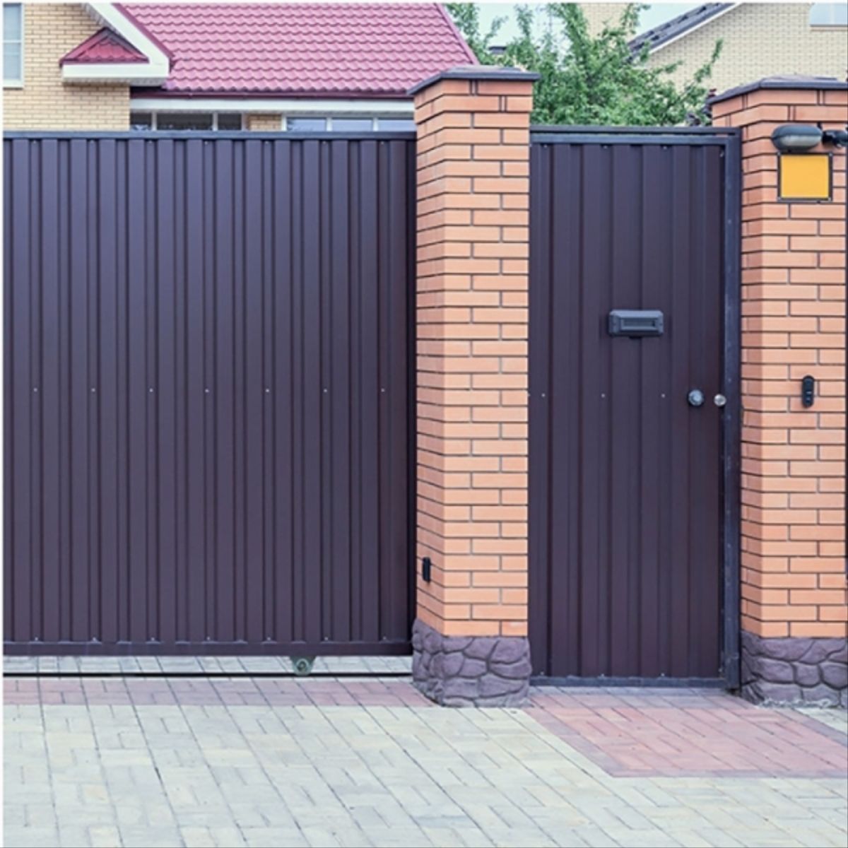 DUCASSE - Rueda al piso para porton 60mm heavy duty con base