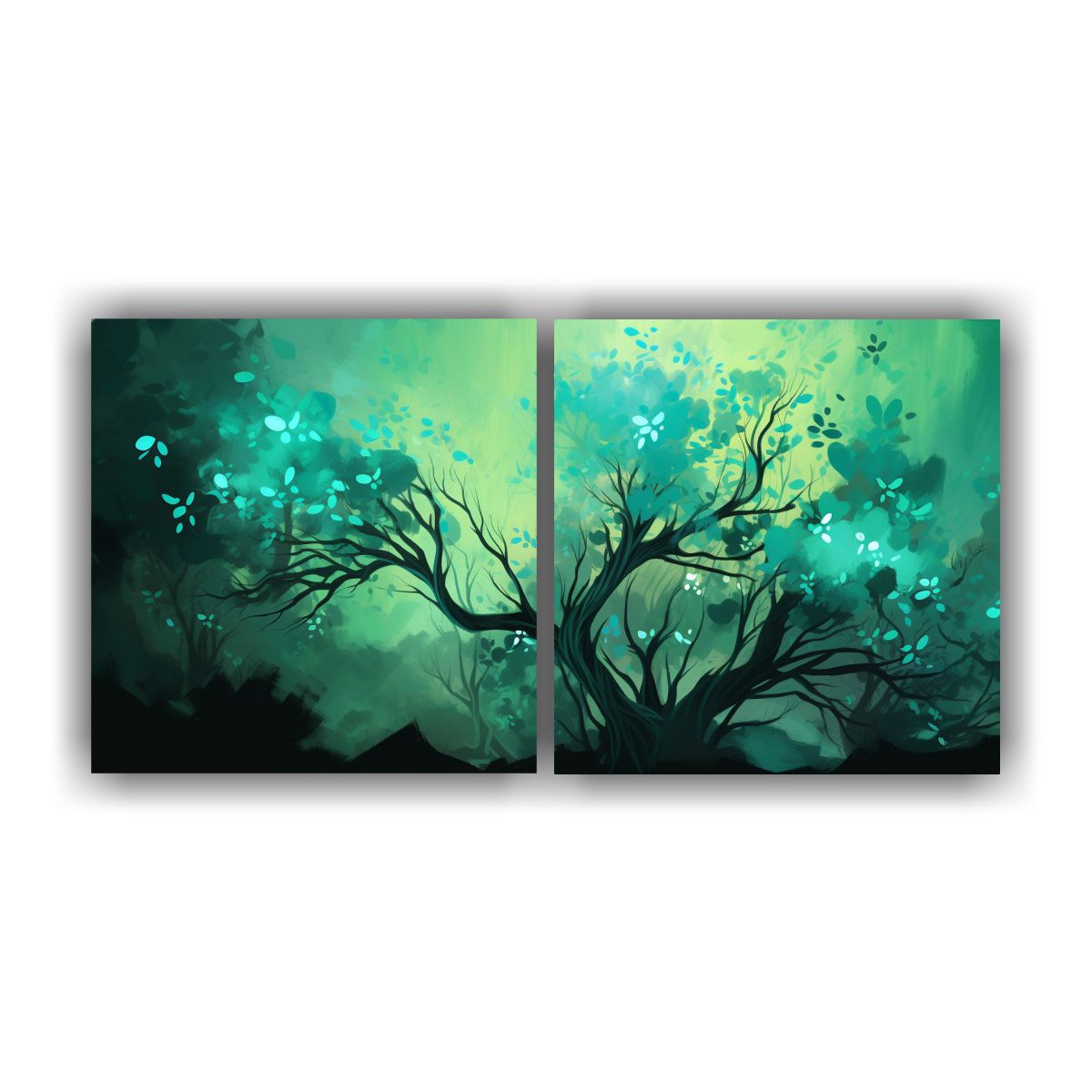 GENERICO - Pinturas Decorativas Dos Canvas Expresion 140x70 Cm