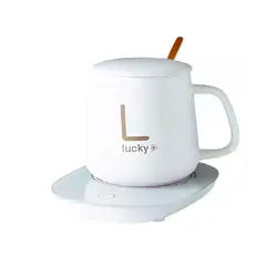 HOME CONNECT - Taza Calentador Eléctrico Para Café Té Leche Blanco