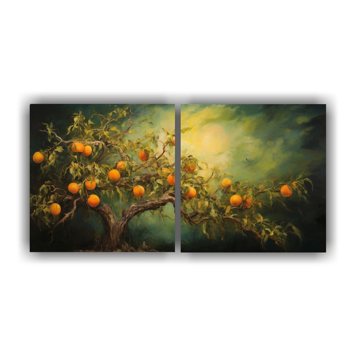 GENERICO - Pintura Abstracta Al óleo Detalles Altos Estilo 120x60 Cm