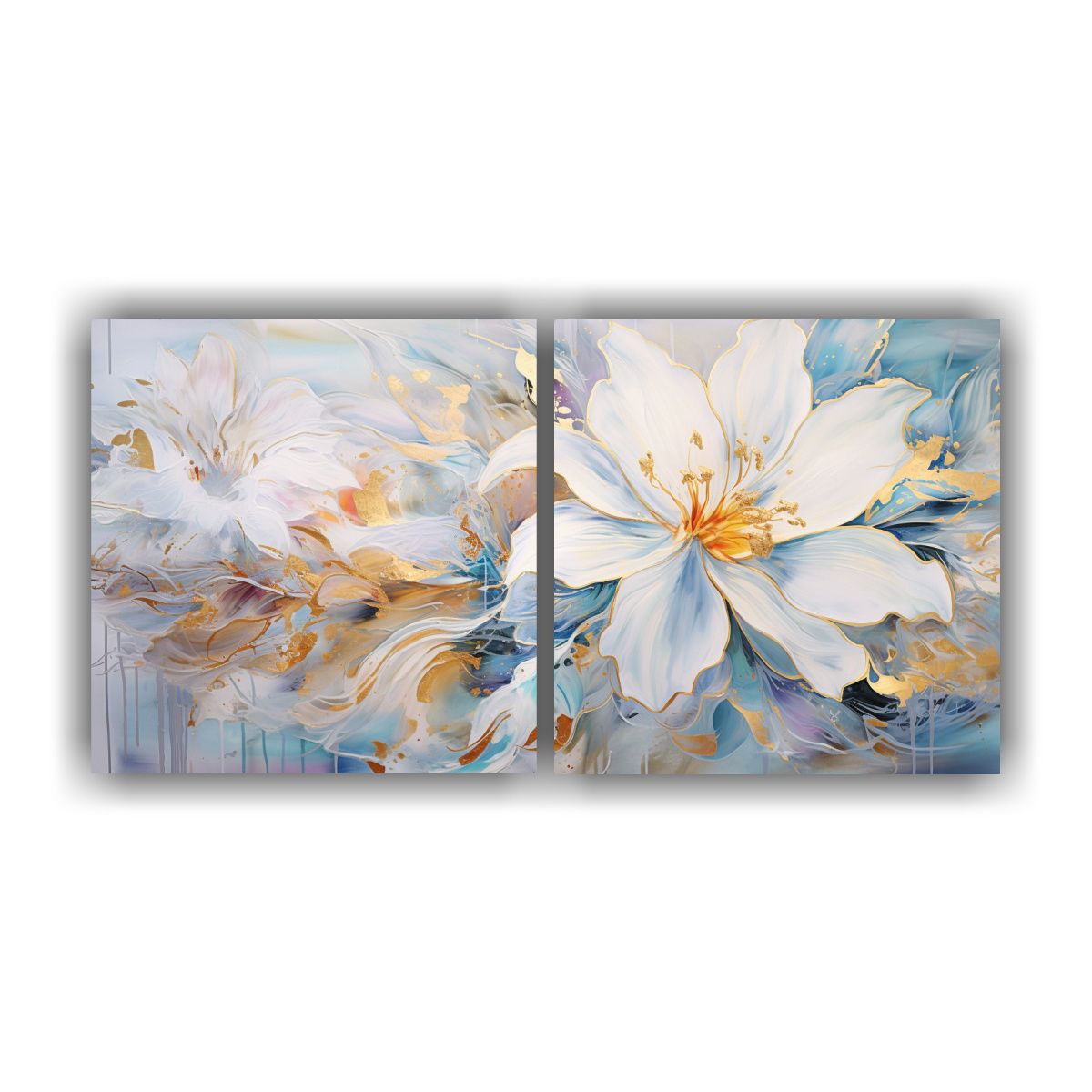 GENERICO - Dos Lienzos De Tela Con Diseño Impactante En 140x70 Cm