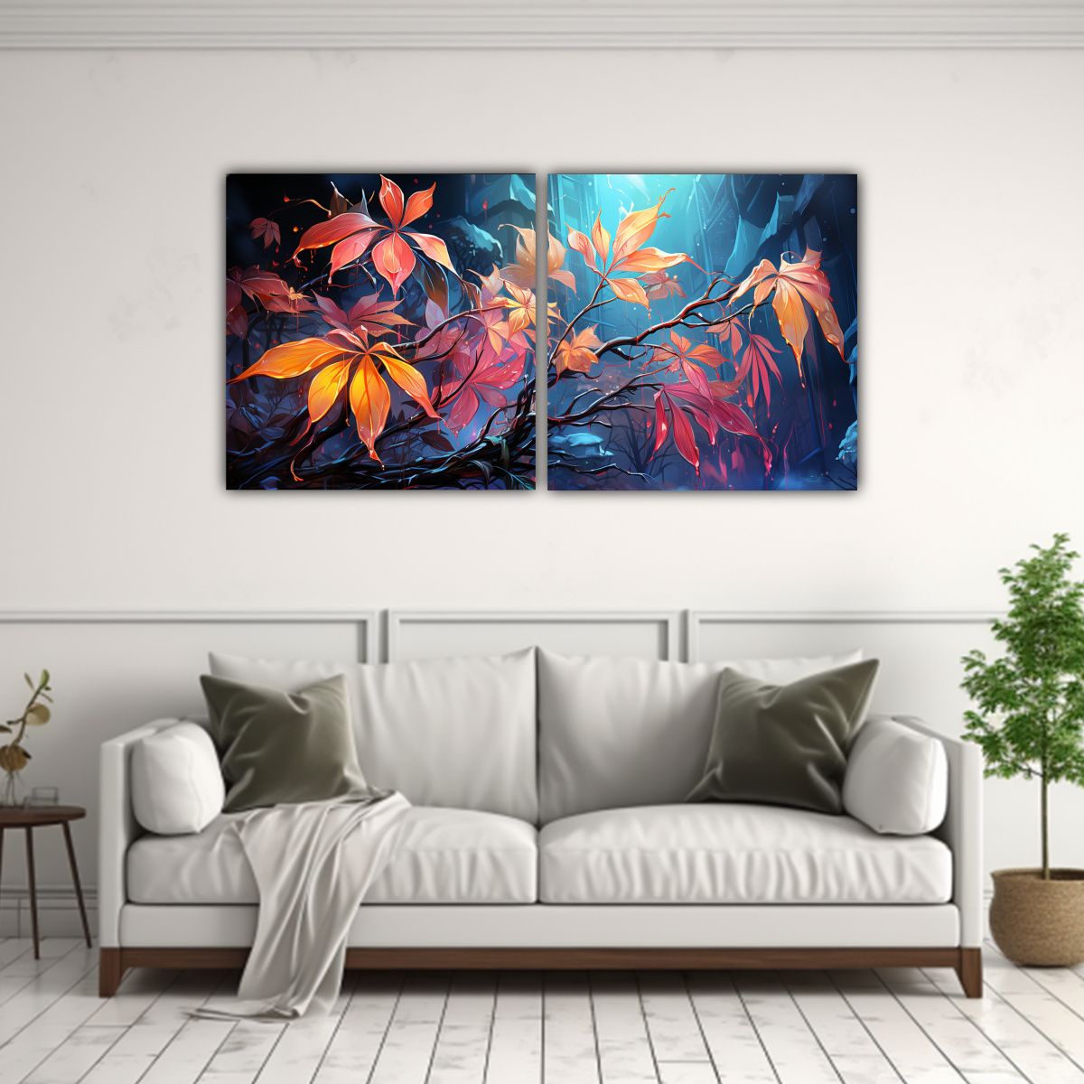 GENERICO - Cuadros De Lienzo Estilo Galería Con Visión De 140x70 Cm