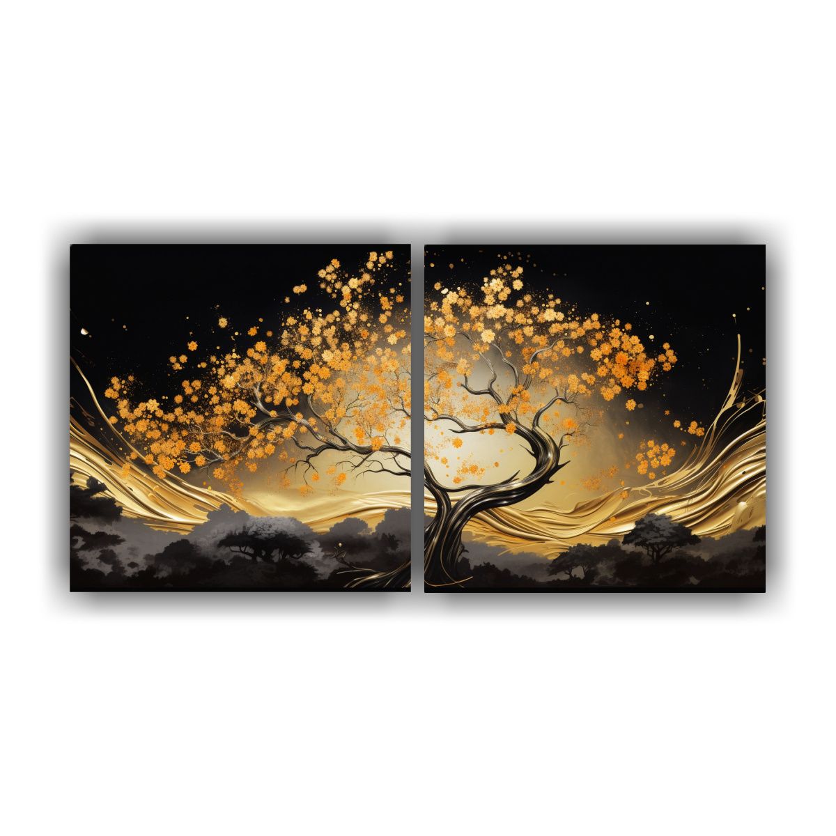 GENERICO - Pinturas Decorativas Modernas Composiciones 120x60 Cm