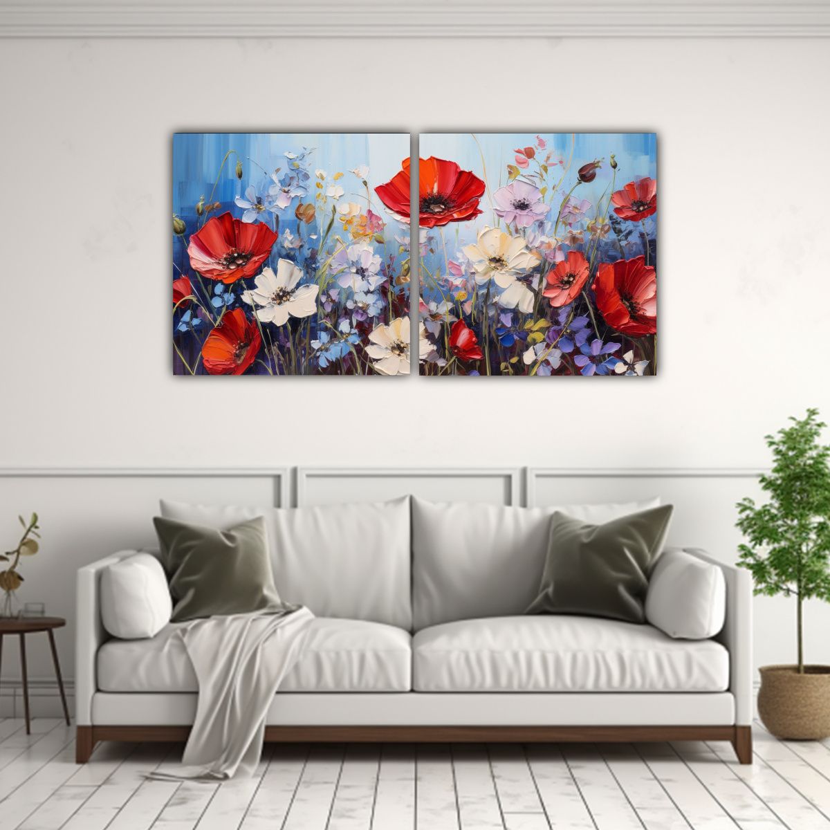 GENERICO - Conjunto De Telas En Bastidor De Decoración Con 140x70 Cm