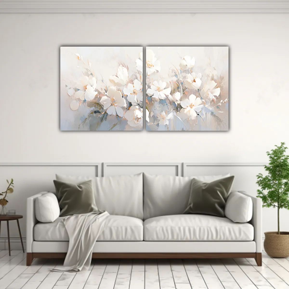 GENERICO - Cuadro Conceptual Exposición A Pintura De Flores 120x60 Cm