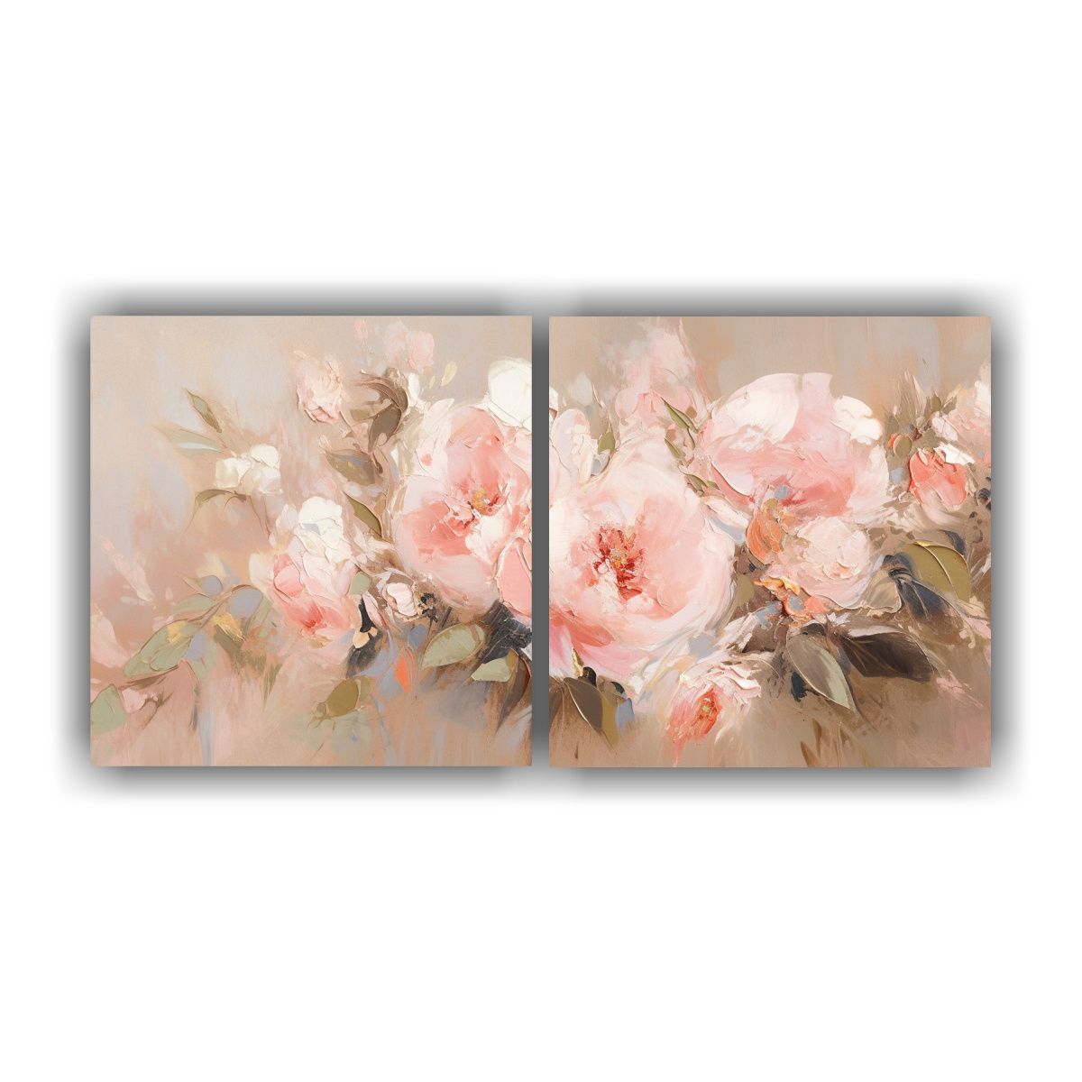 GENERICO - Pintura De Flores En Lienzo Estilo Galería En 140x70 Cm
