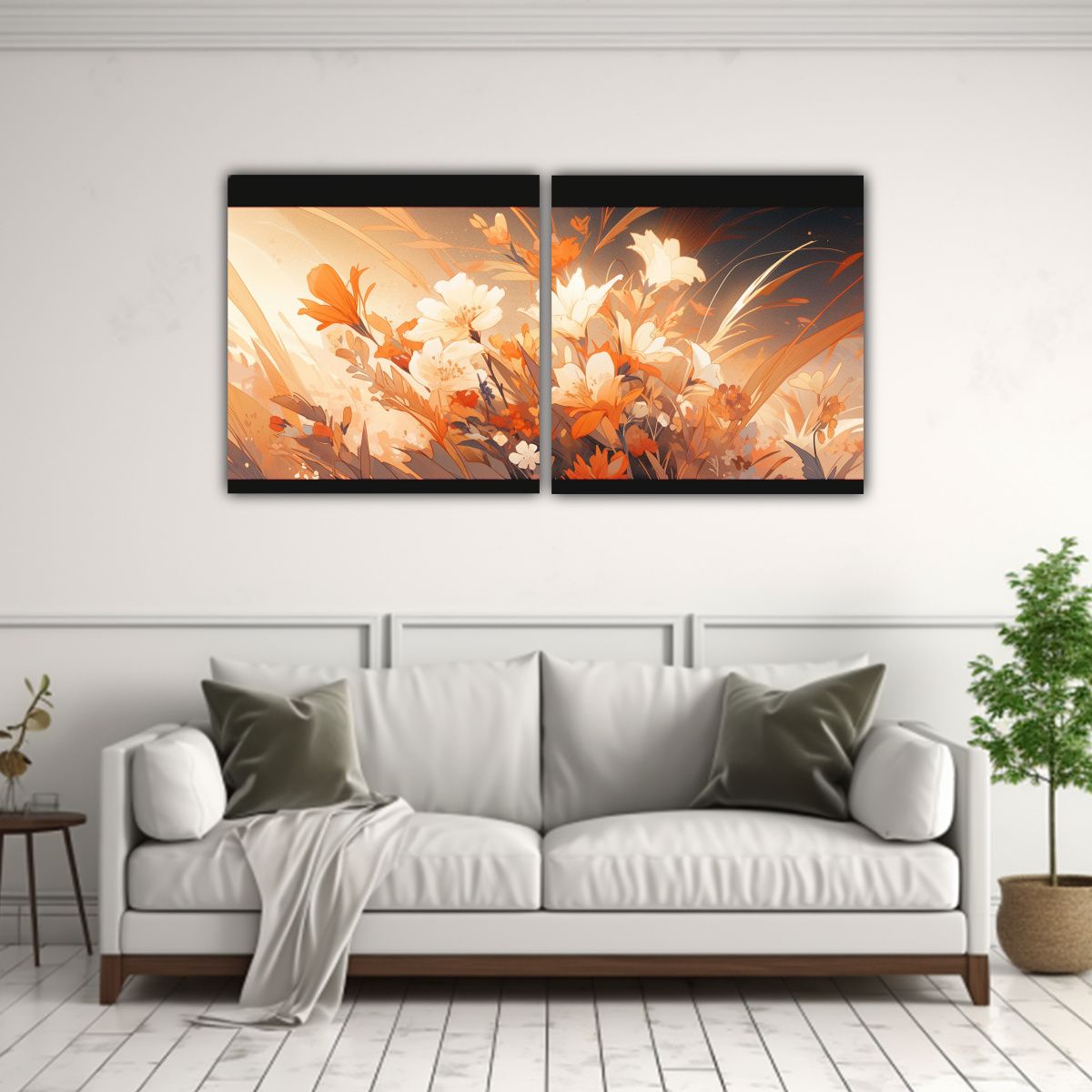 GENERICO - Pinturas Decorativas Estilo Galería Naturaleza 120x60 Cm