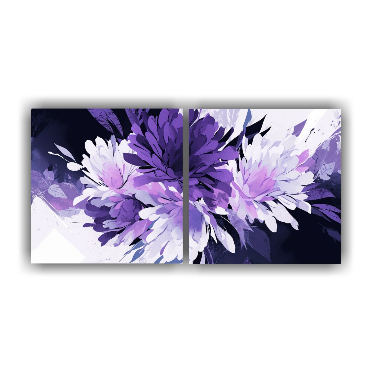 GENERICO - Pintura Decorativa En Bastidor Dos Telas En Tela 140x70 Cm