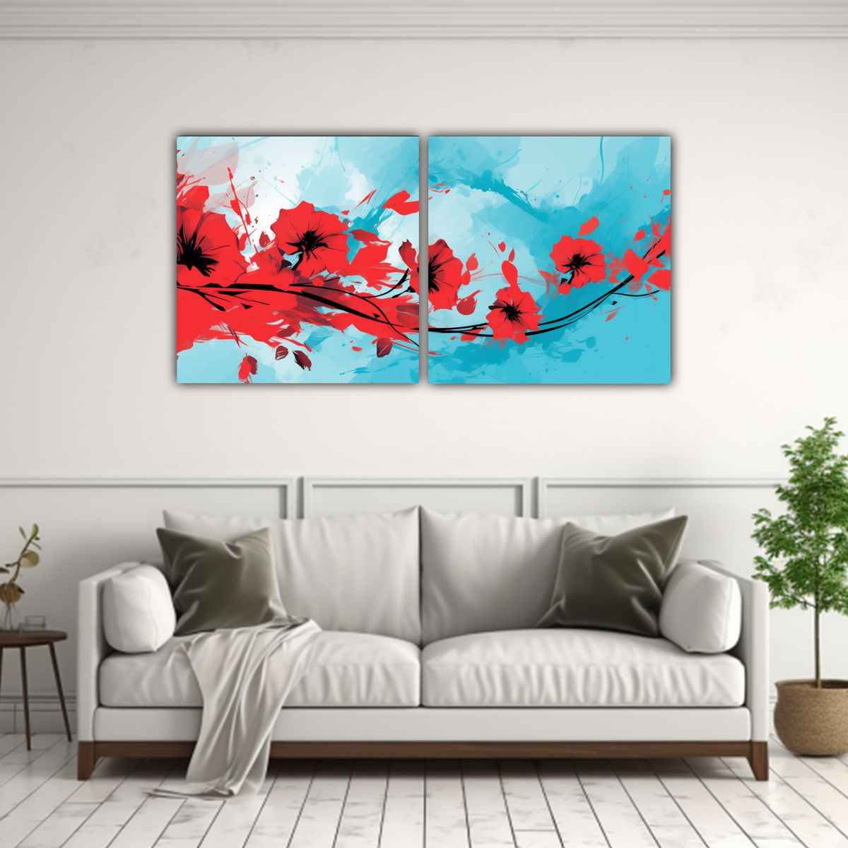 GENERICO - Cuadros Decorativos Con Atmósfera Neonoir En Los 120x60 Cm