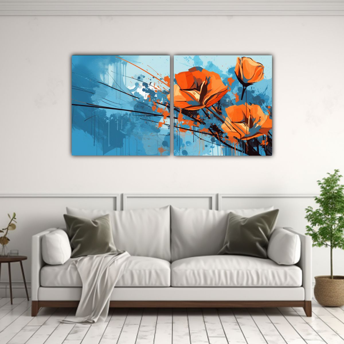 GENERICO - Pinturas Decorativas En Lienzo Estilo Neonoir 140x70 Cm