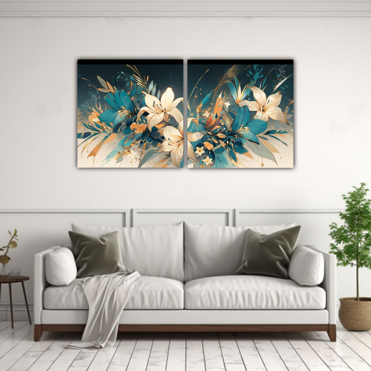 GENERICO - Pinturas De Decoración En Estilo Neonoir Con 120x60 Cm