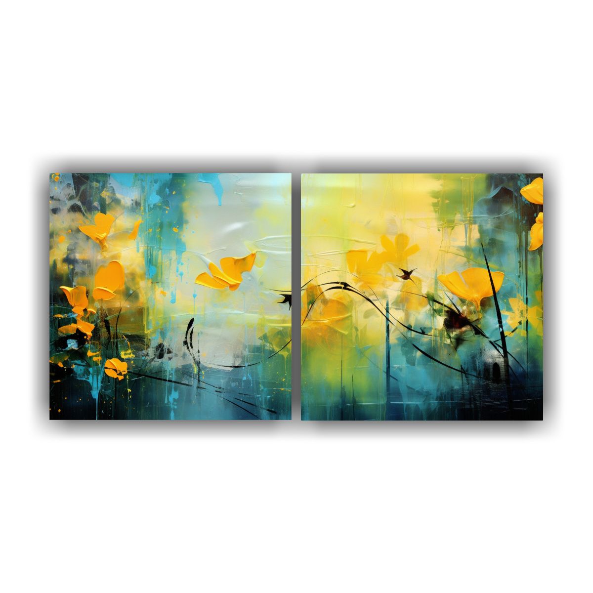 GENERICO - Pinturas Decorativas Abstractas De Verano 140x70 Cm