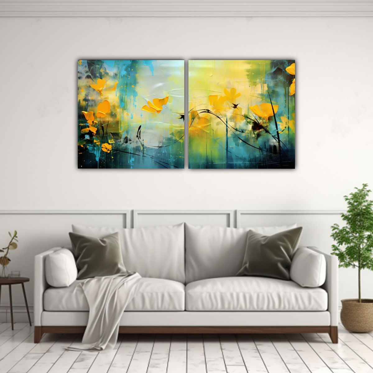 GENERICO - Pinturas Decorativas Abstractas De Verano 140x70 Cm