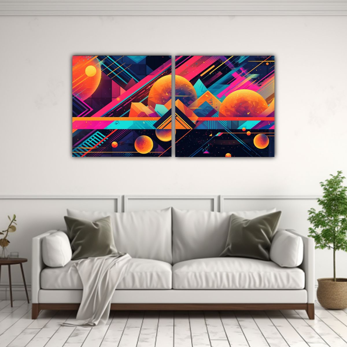 GENERICO - Artes Patron Intenso Naturaleza Viva En Retro 140x70 Cm