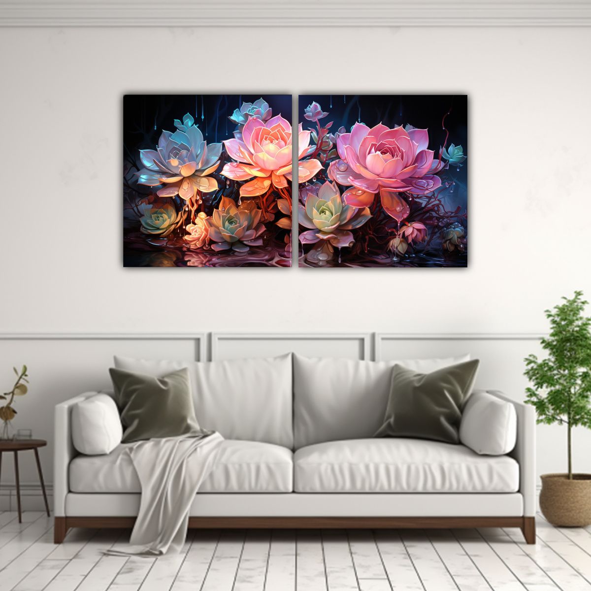 GENERICO - Pinturas Decorativas Neonoir Formación A De 2 120x60 Cm