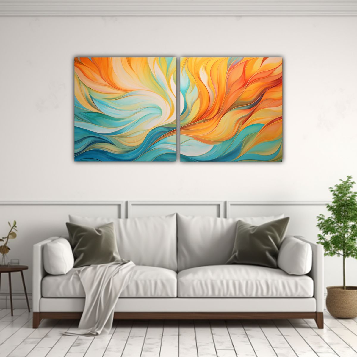 GENERICO - Pinturas Abstractas Modernas De Patrones 140x70 Cm