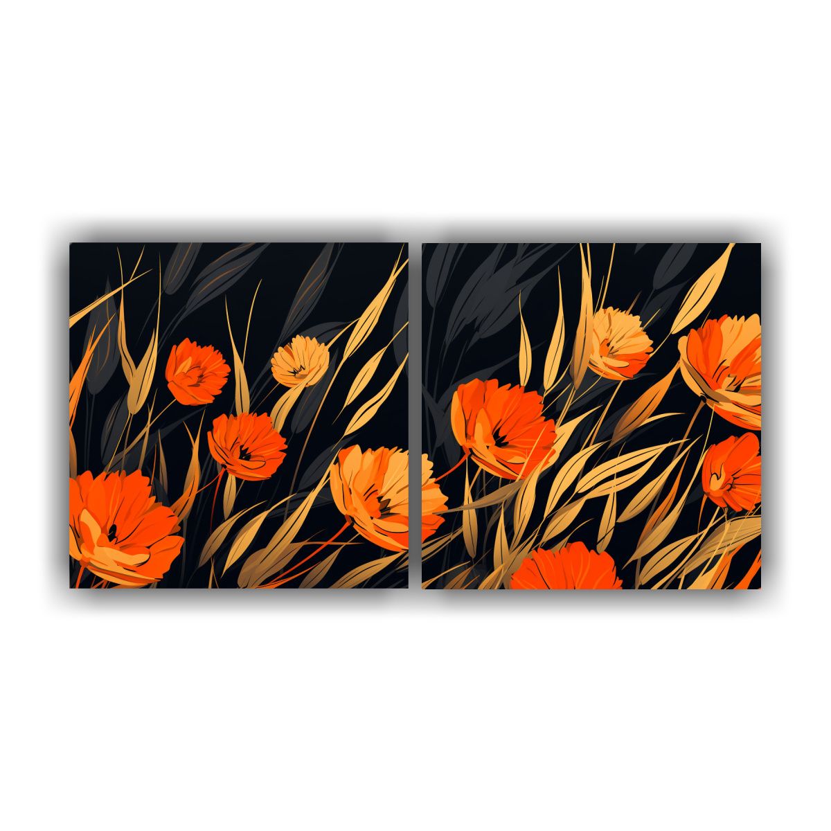 GENERICO - Pinturas Creativas De Dos Cuadros Que Representan 140x70 Cm