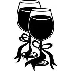 GENERICO - Decomural Wine Glass Toast Wedding WS-17067